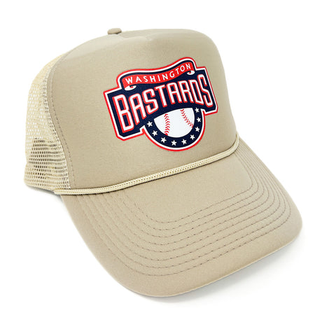 Bastards Baseball Stadium Cap (Khaki)
