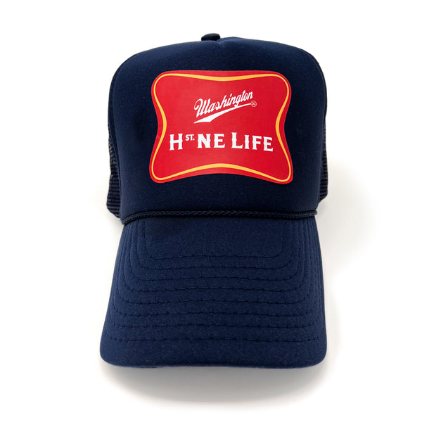 H ST NE Life Badge Cap (Navy Blue)
