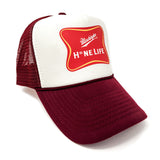 H ST NE Life Badge Cap (Maroon/White)