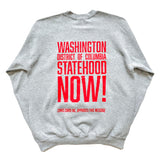Home Rule Then. Statehood Now!
Crewneck Sweatshirt (Athletic Grey)