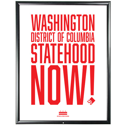 Home Rule Then. Statehood Now! Poster (18"x24")