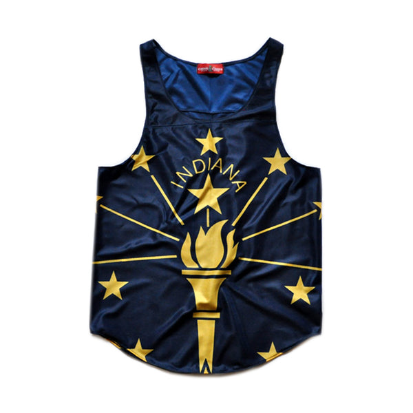 Indiana "Hoosier State" Flag Tank Top - CHRiS CARDi House of Design