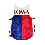 Iowa "The Hawkeye State" Flag Tank Top - CHRiS CARDi House of Design