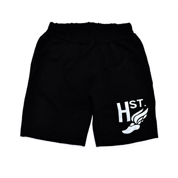 H st. Sweat Short (Black) - CHRiS CARDi House of Design