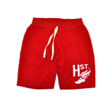 H st. Sweat Short (Red) - CHRiS CARDi House of Design